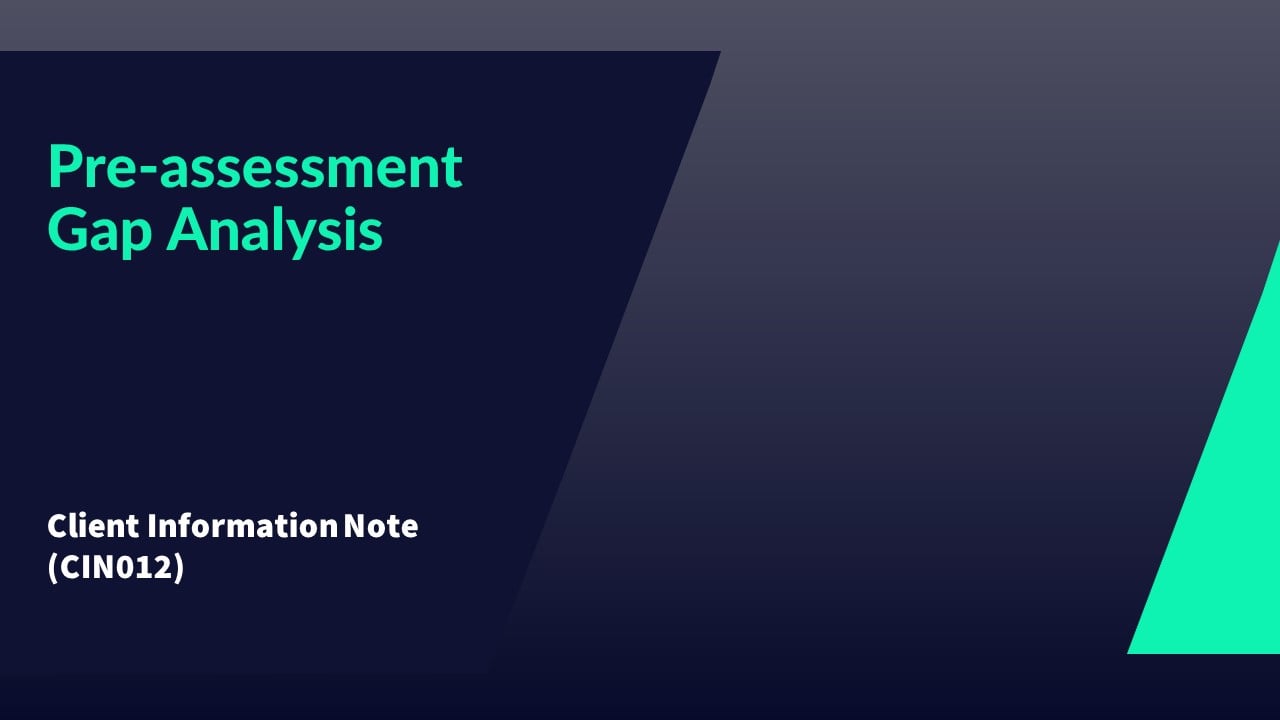 CIN012JPG -&nbsp;Pre assessment visits